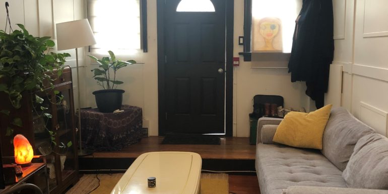 Living Space facing door