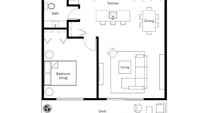Gus-Apartments-1-Bedroom - 204 floorplan