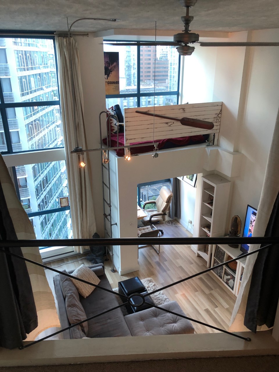 High-Floor NYC Style Loft! 2 Levels For Living Large! Den AND Flex!